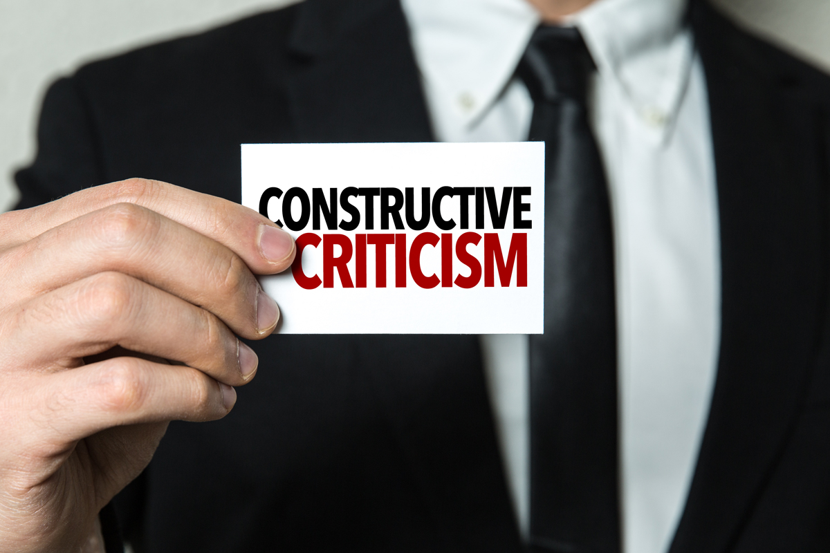 How To Take Constructive Criticism Without Crying